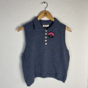 CHALECO CUELLO POLO AZUL
