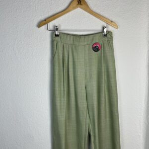 PANTALÓN CUADROS BOLSILLOS VERDE