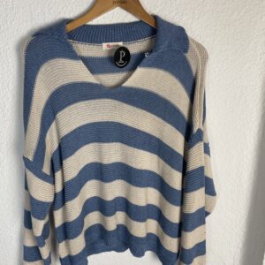 JERSEYS CUELLO POLO RAYAS TONOS AZULES