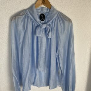 CAMISA GASA LAZO CELESTE