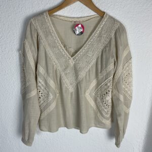 CAMISA BLONDA BEIG PICO