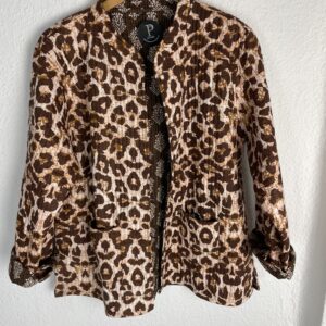CHAQUETA ANIMAL PRINT REVERSIBLE