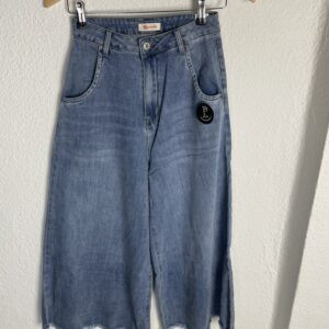 PANTALÓN VAQUERO ANCHO COULOTTE