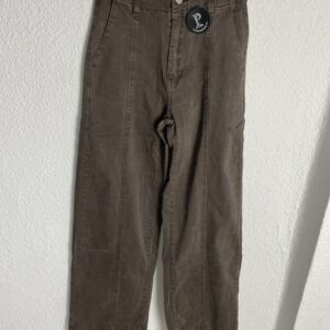 PANTALÓN MARRÓN PESPUNTES