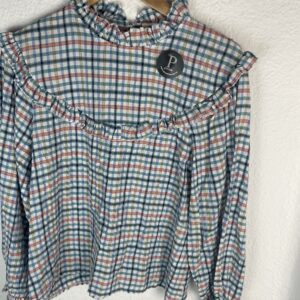 CAMISA CUADROS VOLANTE