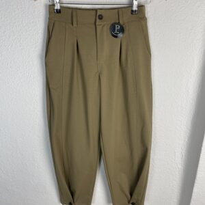 PANTALON RECOGIDO CAMEL