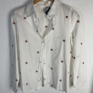 CAMISA BORDADA FLORECILLAS