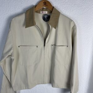 CHAQUETA BEIG BOLSILLOS