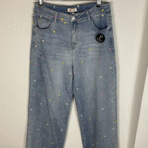 PANTALÓN BORDADO FLORECILLAS