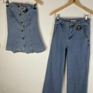 CONJUNTO VAQUERO CHALECO Y PANTALON