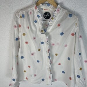 CAMISA BORDADA FLORECILLAS