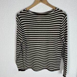 JERSEYS RAYAS MARRON Y BLANCAS