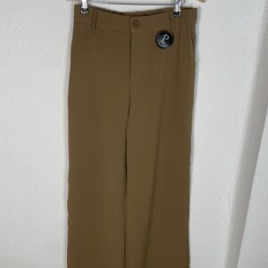 PANTALÓN PINZAS VERDE