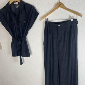 CONJUNTO VAQUERO CHALECO Y PANTALON