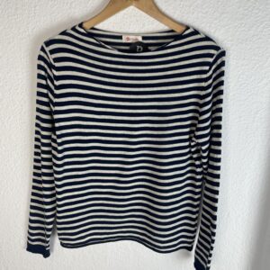 JERSEYR HILO RAYAS MARINO Y BLANCO