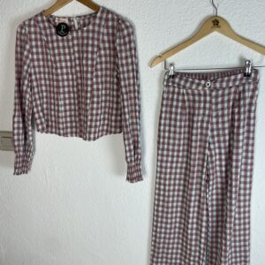 CONJUNTO CUADROS ROSA Y AZUL