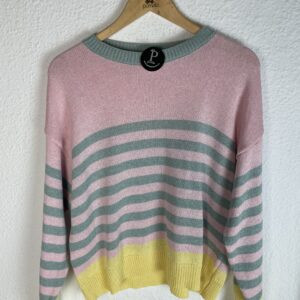 JERSEYRS HILO RAYAS ROSA Y AZUL