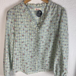 CAMISA VICHY Y FLORECILLAS