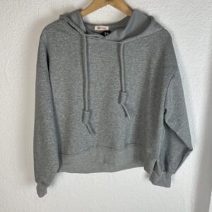 SUDADERA CAPUCHA GRIS