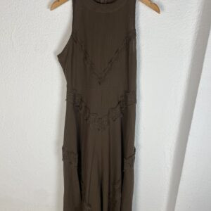 VESTIDO MARRON BLONDA