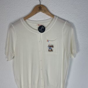 REBECA HILO MANGA CORTA BORDADA