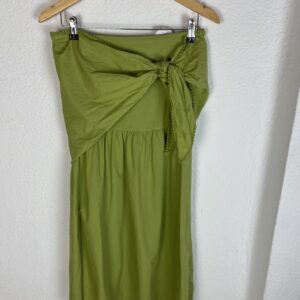 FALDA VERDE LIMA DETALLE PICO QUITA Y PON