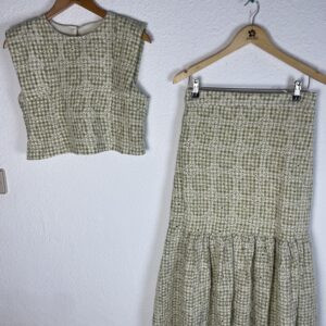 CONJUNTO VICHY BORDADO