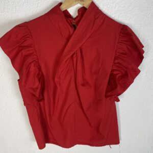 CAMISA ROJA CRUZADS VOLANTE