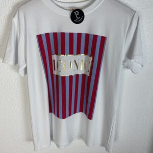 CAMISETA RAYAS AZUL Y ROJAS