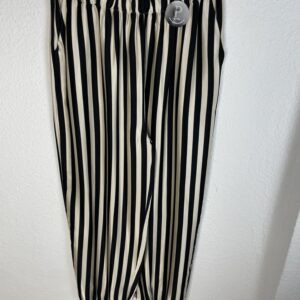 PANTALÓN SATINADO RAYAS RECOGIDO