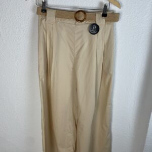 PANTALÓN PINZAS RECTO CON CINTURÓN