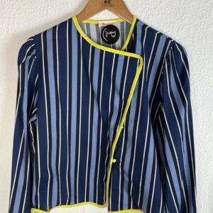 CHAQUETA CRUZADA RAYAS