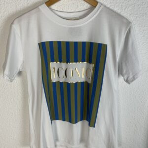 CAMISETA RAYAS AZUL Y VERDE