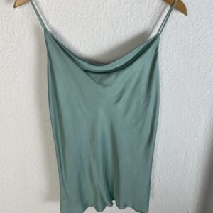 TOP SATINADO TURQUESA