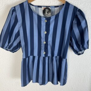 BLUSA RAYAS AZUL Y MARINO