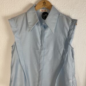 CAMISA HOMBRERAS CELESTE