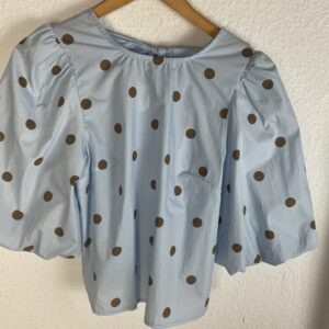 CAMISA LUNARES MANGA ABULLONADA