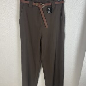 PANTALÓN RECTO MARRON