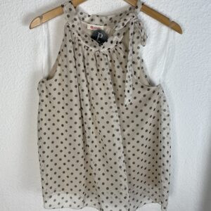 TOP LUNARES BEIG Y MARRÓN