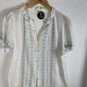 CAMISA BORDADA PUNTO DE CRUZ