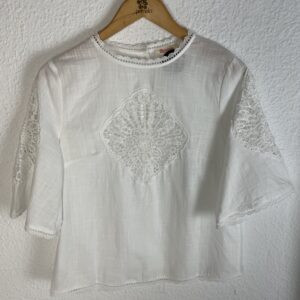 CAMISA BORDADA PUNTITAS