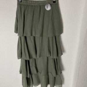 FALDA VOLANTES VERDE