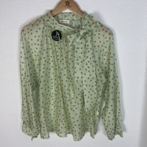CAMISA LUNARES VERDE Y MARRON LAZADA