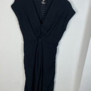 VESTIDO CUADROS DRAPEADO