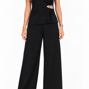 CONJUNTO PUNTO DETALLE BROCHE NEGRO