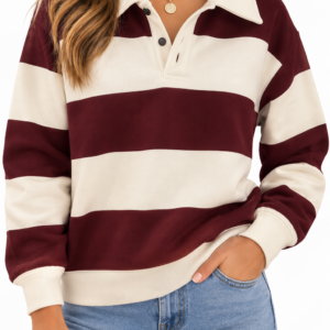 SUDADERA BURDEOS CUELLO