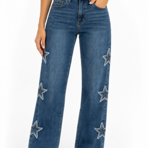 PANTALÓN CON ESTRELLAS Y TACHUELAS