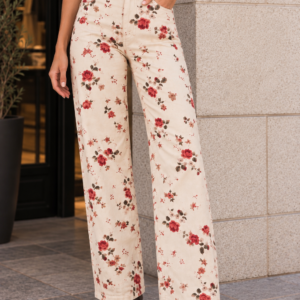 PANTALÓN ESTAMPADO FLORES